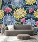 Fashionable Asters Wallpaper