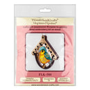 Wooden Bead Embroidery Kit Bird in Birdhouse FLK-580