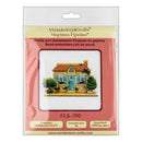 Wooden Bead Embroidery Kit  Turquoise House FLK-590
