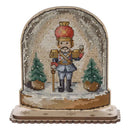 Christmas Soldier Cross-stitch kit on wood FLW-048