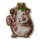 Cross-stitch kits on wood FLW-056