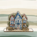 Wooden Cross-Stitch Kit Home FLW-066