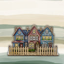 Wooden Cross-Stitch Kit City Walk FLW-067