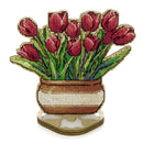 Cross-stitch kits on wood Tulips FLW-077
