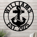 Name and Year with Anchor Design