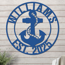 Name and Year with Anchor Design
