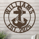 Name and Year with Anchor Design