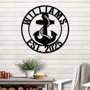 Name and Year with Anchor Design