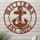 Name and Year with Anchor Design