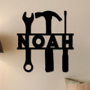 Name in Tools Sign