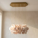 Natural Alabaster Chandelier