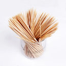 Natural bamboo bbq skewers 100pcs kitchen grilling tool