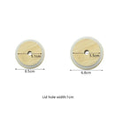 Natural bamboo lid for glass cup – kitchen drinkware accessory