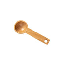 Natural beech wood tablespoon coffee scoop set of 5 kitchen spoons