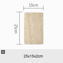 Natural beige travertine marble plate kitchen and bathroom tray