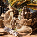 Natural Burlap Bag Set of 3