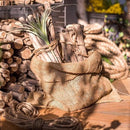 Natural Burlap Bag Set of 3