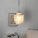 Natural Tiered Capiz Shell Chandelier
