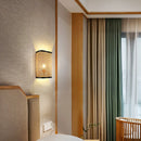 Natural Rattan Wall Lamps for Bedside, Aisle & Living Room Lighting