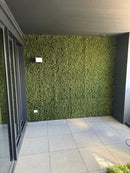 Natural Boxwood Artificial Vertical Garden Green Wall Panel 40×40in 11 SQ FT – UV Resistant – Commercial Grade