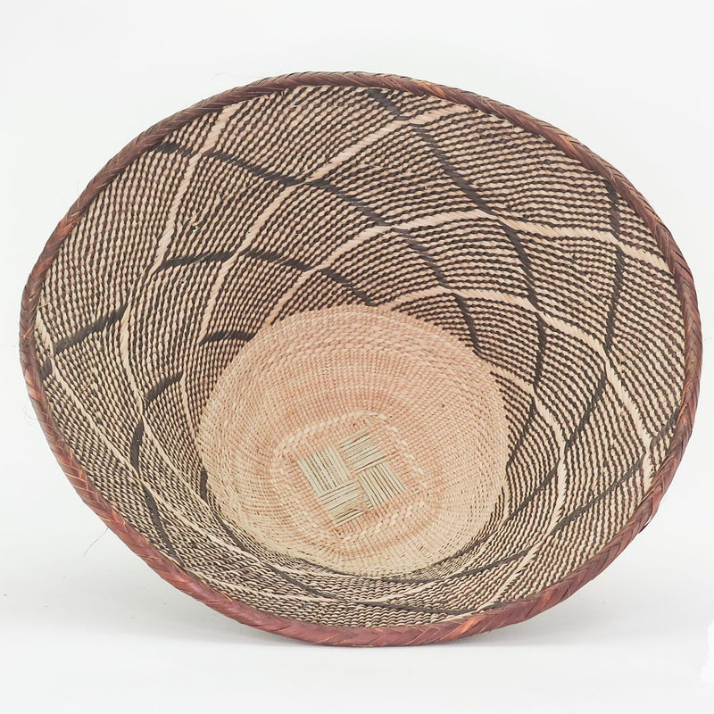 Two Tone Woven African Baskets | Multiple Sizes & Styles