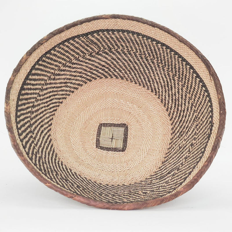 Two Tone Woven African Baskets | Multiple Sizes & Styles