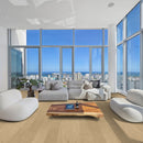 7 Ply Engineered Wood 9" Wide 87" RL Long 3/4" Thick Plank French White Oak Natural 6 - Lincoln Select Collection outdoor sofa view