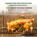 36” Freestanding Gas Range with 6 Sealed Burners Cooktop, Natural Gas/LP Convertible