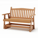 SimplyPoly Amish Made Mission Recycled Plastic Porch Glider