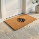 Nature Lover Pine Cone Coir Doormat