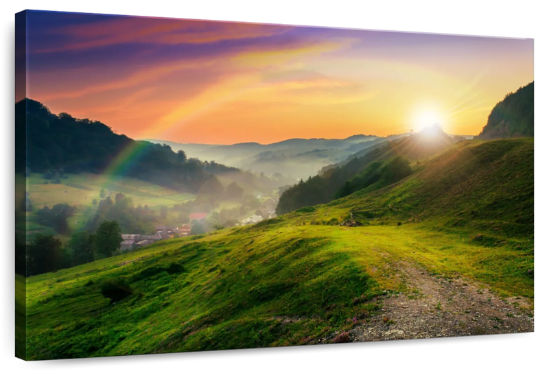 Morning Rainbow Wall Art