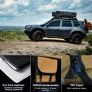 Naturnest Andromeda Khaki Soft-Shell Rooftop Tent With Large Panoramic Skylight & YKK Doors (SAK72384)