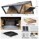 Naturnest Sirius 3 Premium 2XL 3-Person Clamshell Rooftop Tent (SAK62917)