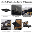 Naturnest Sirius 3 Premium 2XL 3-Person Clamshell Rooftop Tent (SAK62917)