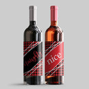 Naughty Nice Wine Label Set