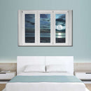 Window To Moonlit Beach Wall Art