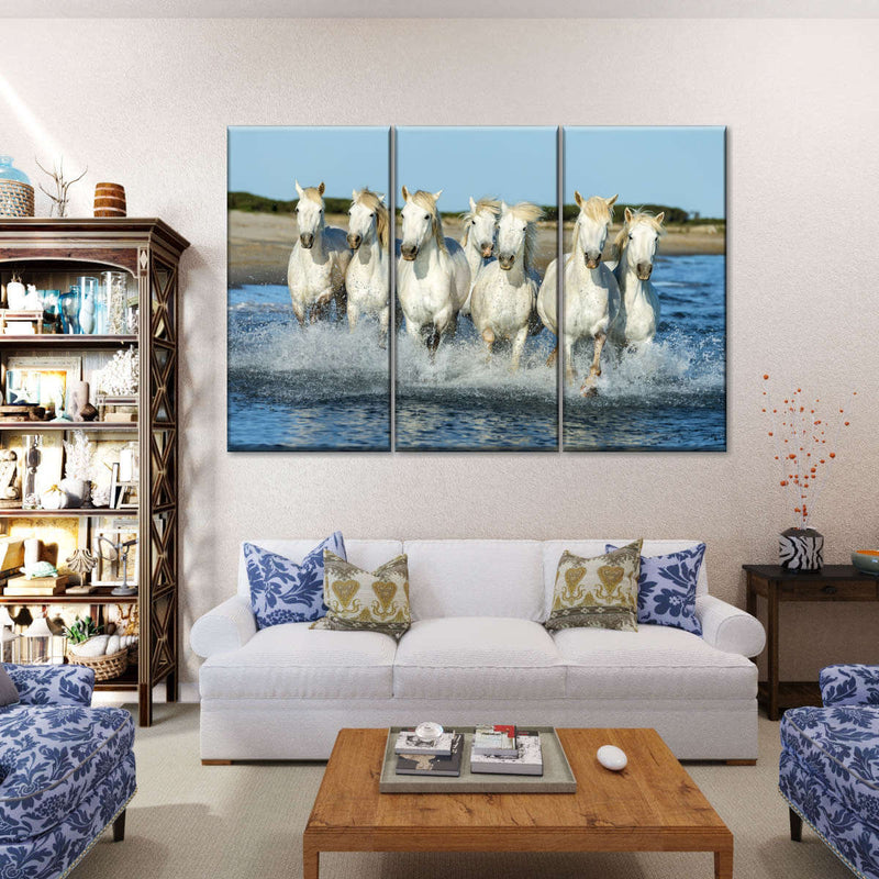 7 Horses Wall Art