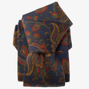 Borromeo - Printed Madder Silk Tie - Navy