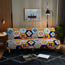 DecorBites™ Bohemian Mandala Futon Sofa Cover - No Armrest Couch Slipcover