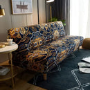 DecorBites™ Bohemian Mandala Futon Sofa Cover - No Armrest Couch Slipcover