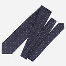 Pisa - Silk Jacquard Tie - Navy