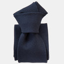 Cavour - Dark Navy Silk Grenadine Tie