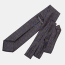 Moretti - Printed Madder Silk Tie - Navy & Green