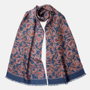 Alessio - Silk Scarf - Navy