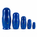 Set of 5 Nativity Scene Set Wooden Nesting Dolls 5.75 Inches
