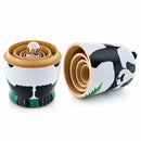 Panda, Tiger, Leopard, Monkey, Eagle Wooden Nesting Dolls