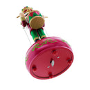 Animated Nutcracker Drummer Musical Figurine - Winter Music Box 13 Inches