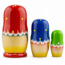 3 Strawberries Multi-Color  Nesting Dolls 4 Inches