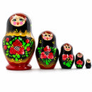 Set of 5 Olesya Wooden Nesting Dolls 3.5 Inches