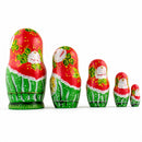 Set of 5 Flowers Basket Nesting Dolls 6.5 Inches